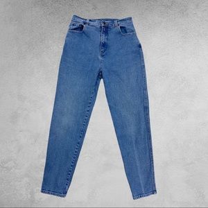 VINTAGE | Blue Wash High Waisted Retro Mom Jeans